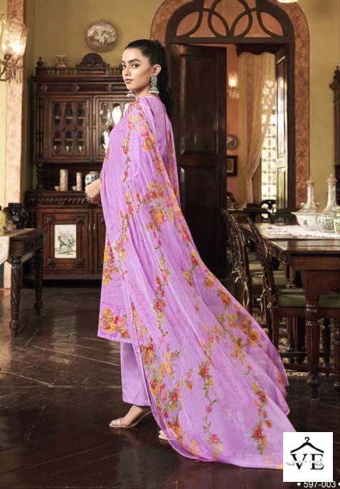 Belliza Eva Pure Cotton Wholesale Salwar Suit Catalog — Wholesale Salwar Suits, MPA wholesale from Surat - Gallery Image 4