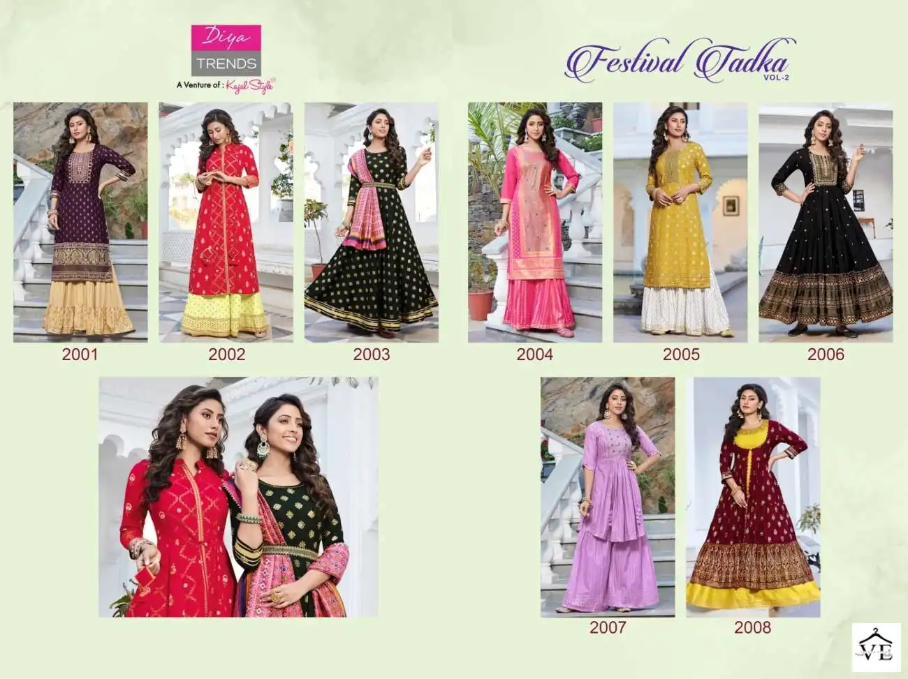 Diya Trendz Fashion Tadka Vol-2 Rayon Wholesale Kurti With Pant Catalog — Wholesale Kurtis, MPA wholesale from Surat — view 9