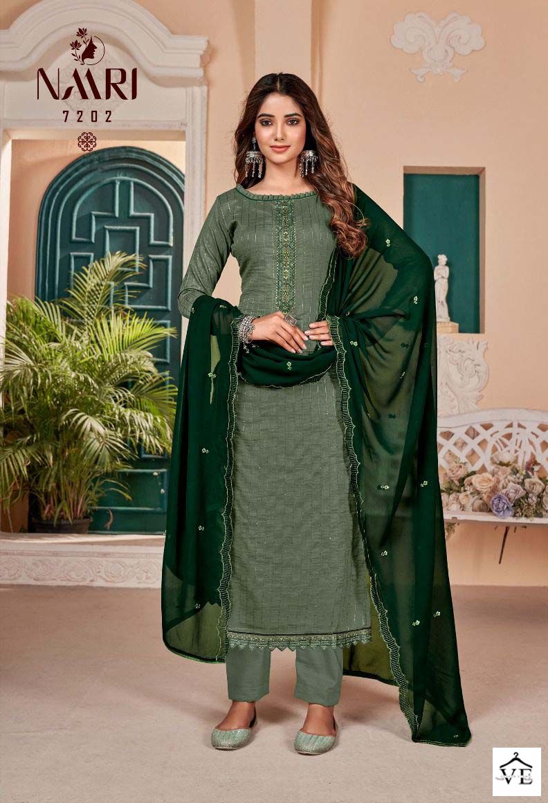 Naari Fenny Vol 3 Silk Wholesale Designer Salwar Suit Catalog — Wholesale Salwar Suits, MPA wholesale from Surat - Gallery Image 3