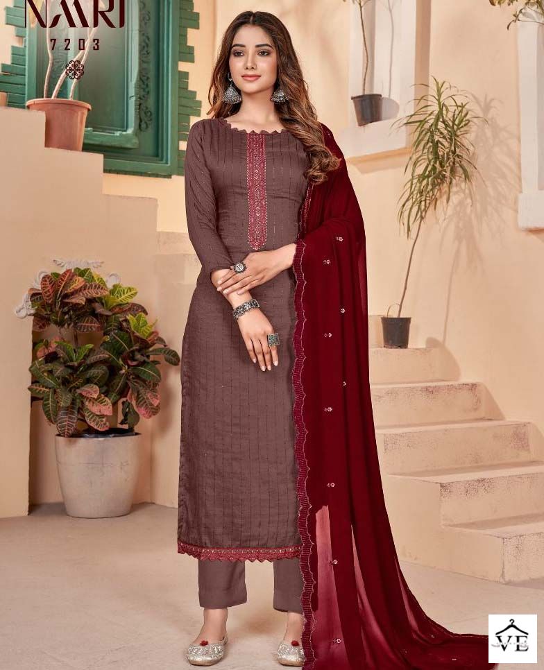 Naari Fenny Vol 3 Silk Wholesale Designer Salwar Suit Catalog — Wholesale Salwar Suits, MPA wholesale from Surat — view 1