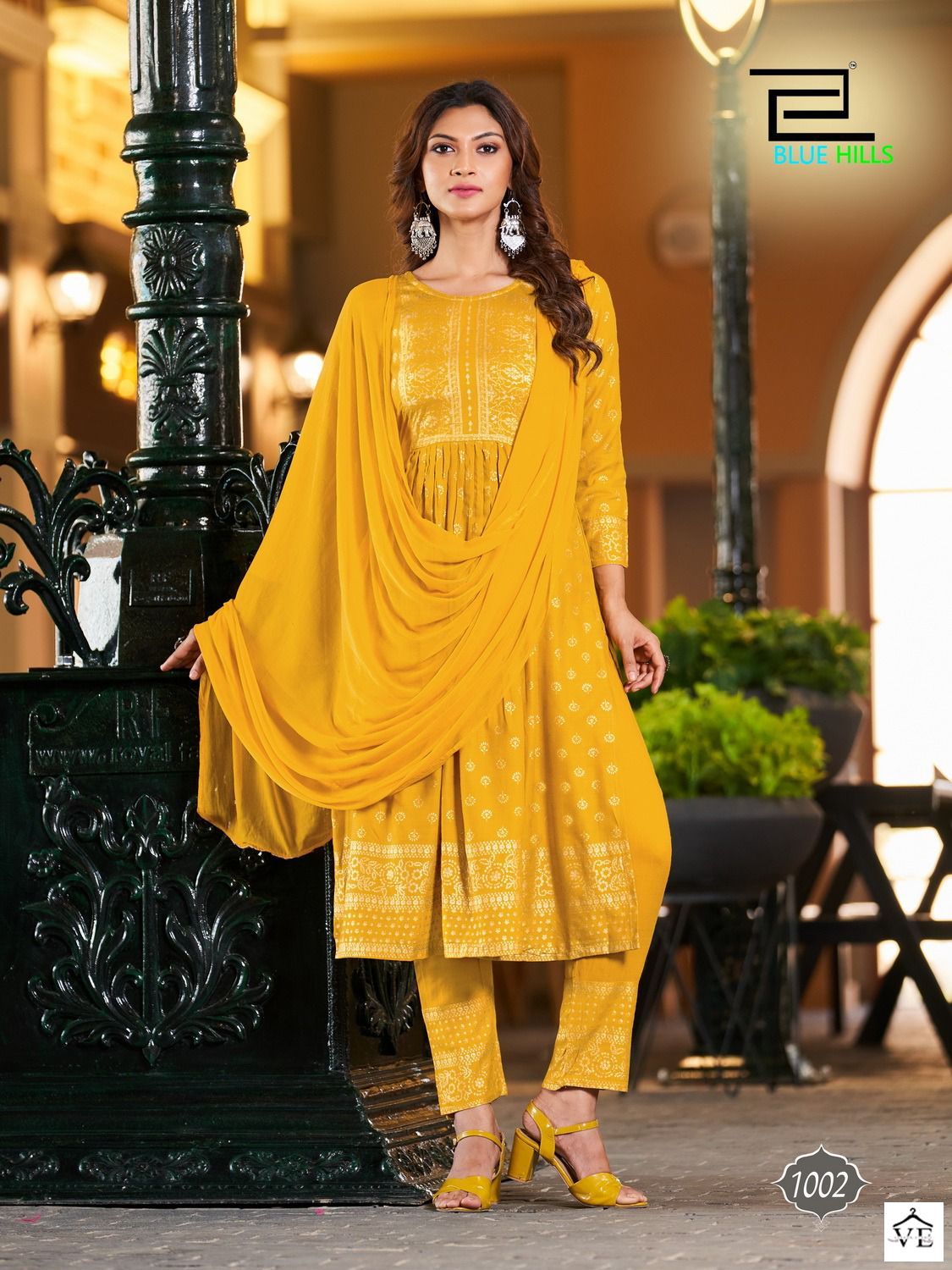 Blue Hills Festival Night Vol 7 Rayon Wholesale Readymade Nyra Salwar Suit Catalog — Wholesale Salwar Suits, MPA wholesale from Surat - Gallery Image 3