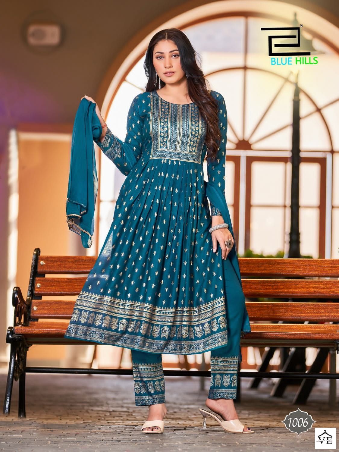 Blue Hills Festival Night Vol 7 Rayon Wholesale Readymade Nyra Salwar Suit Catalog — Wholesale Salwar Suits, MPA wholesale from Surat - Gallery Image 5