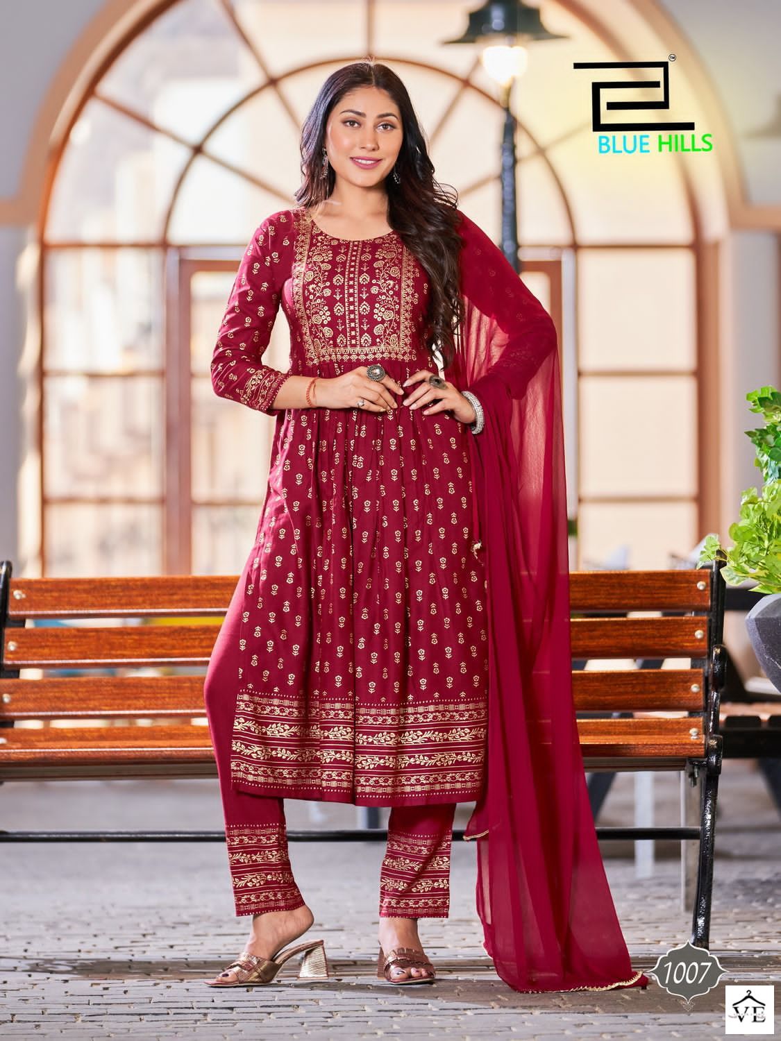Blue Hills Festival Night Vol 7 Rayon Wholesale Readymade Nyra Salwar Suit Catalog — Wholesale Salwar Suits, MPA wholesale from Surat - Gallery Image 7