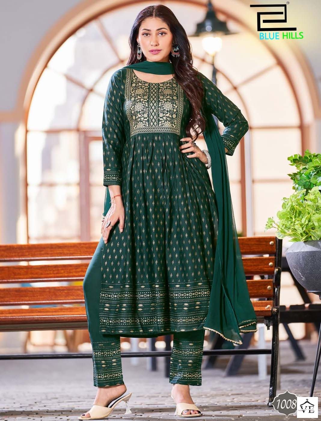 Blue Hills Festival Night Vol 7 Rayon Wholesale Readymade Nyra Salwar Suit Catalog — Wholesale Salwar Suits, MPA wholesale from Surat — view 1