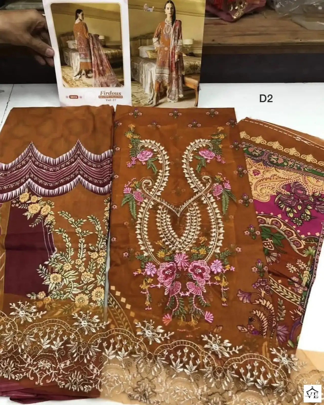 Shree Fabs Firdous Exclusive Collection Vol-27 Pure Cotton Wholesale Pakistani Suit Catalog — Wholesale Salwar Suits, MPA wholesale from Surat - Gallery Image 12