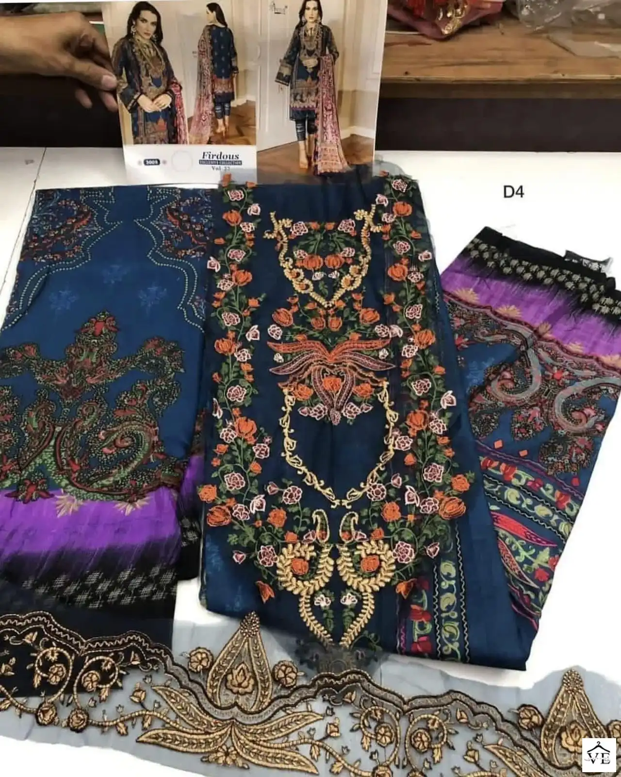 Shree Fabs Firdous Exclusive Collection Vol-27 Pure Cotton Wholesale Pakistani Suit Catalog — Wholesale Salwar Suits, MPA wholesale from Surat - Gallery Image 15
