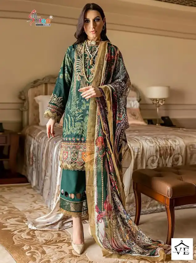Shree Fabs Firdous Exclusive Collection Vol-27 Pure Cotton Wholesale Pakistani Suit Catalog — Wholesale Salwar Suits, MPA wholesale from Surat — view 1