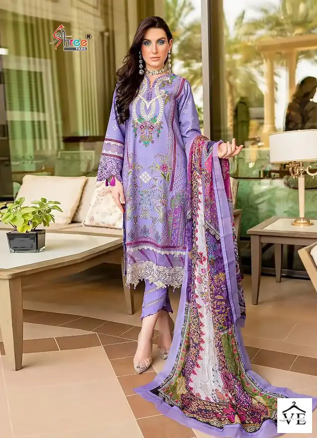 Shree Fabs Firdous Exclusive Collection Vol-27 Pure Cotton Wholesale Pakistani Suit Catalog — Wholesale Salwar Suits, MPA wholesale from Surat - Gallery Image 5
