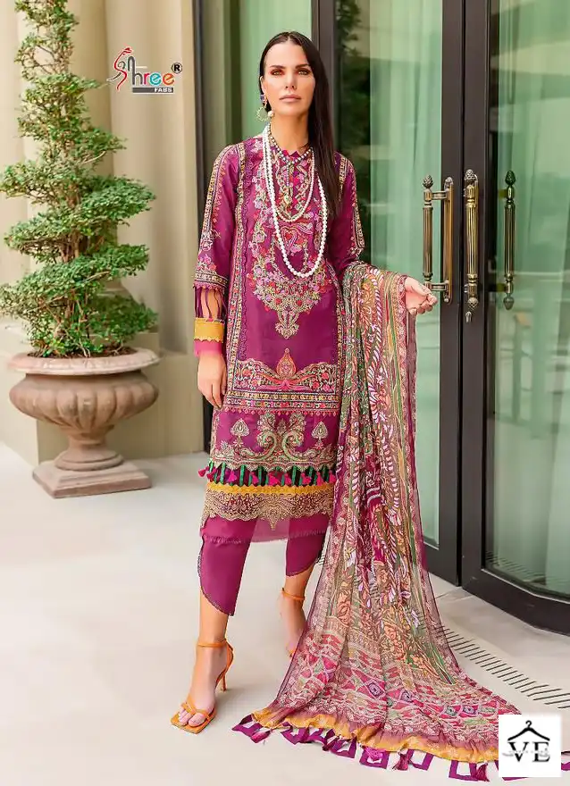 Shree Fabs Firdous Exclusive Collection Vol-27 Pure Cotton Wholesale Pakistani Suit Catalog — Wholesale Salwar Suits, MPA wholesale from Surat - Gallery Image 6