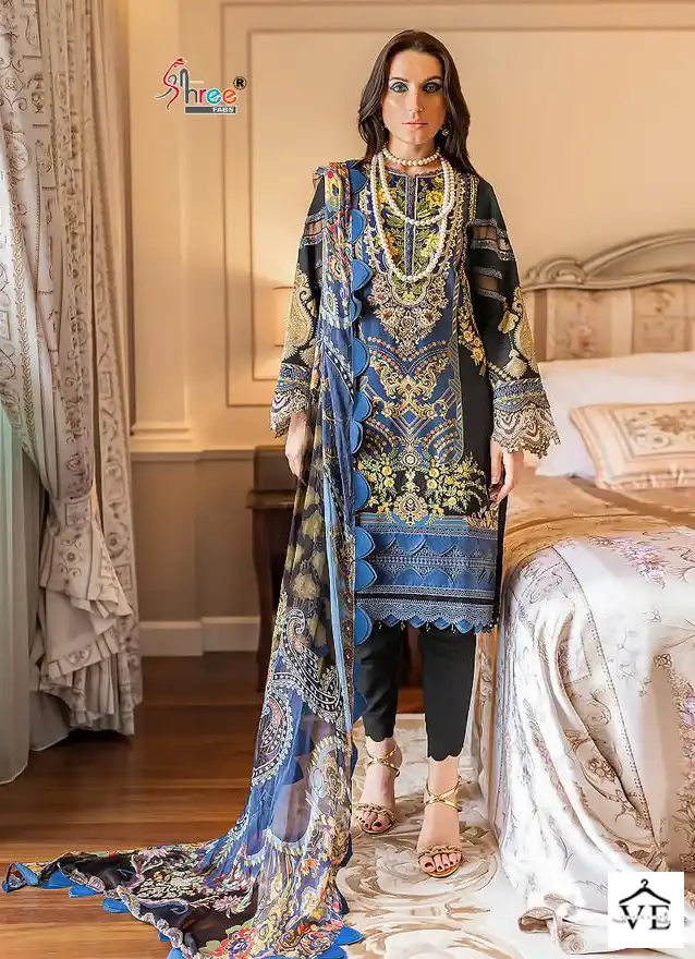 Shree Fabs Firdous Exclusive Collection Vol-27 Pure Cotton Wholesale Pakistani Suit Catalog — Wholesale Salwar Suits, MPA wholesale from Surat - Gallery Image 2