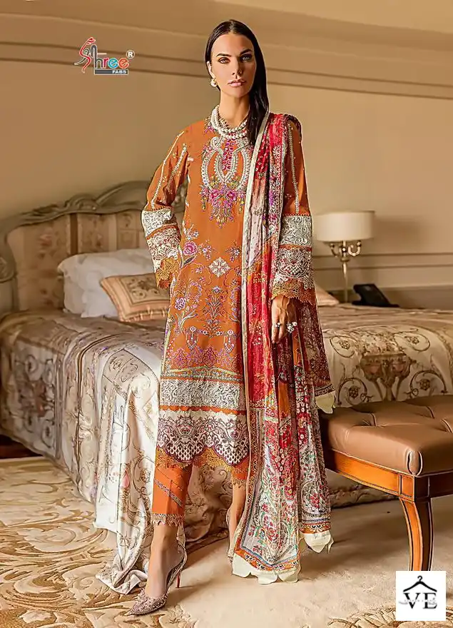 Shree Fabs Firdous Exclusive Collection Vol-27 Pure Cotton Wholesale Pakistani Suit Catalog — Wholesale Salwar Suits, MPA wholesale from Surat - Gallery Image 3