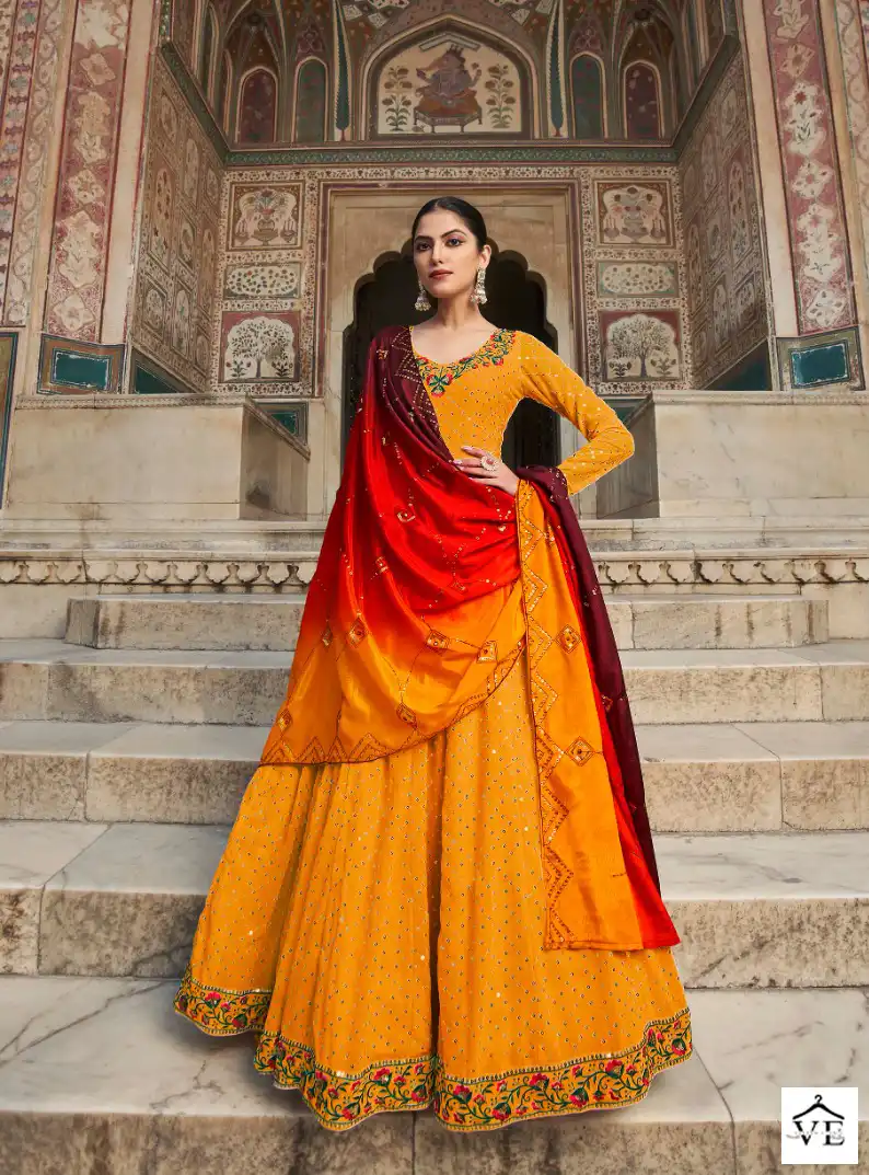 Shubhkala Flory Vol 30 Georgette Wholesale Gown With Dupatta Catalog — Wholesale Salwar Suits, MPA wholesale from Surat - Gallery Image 3