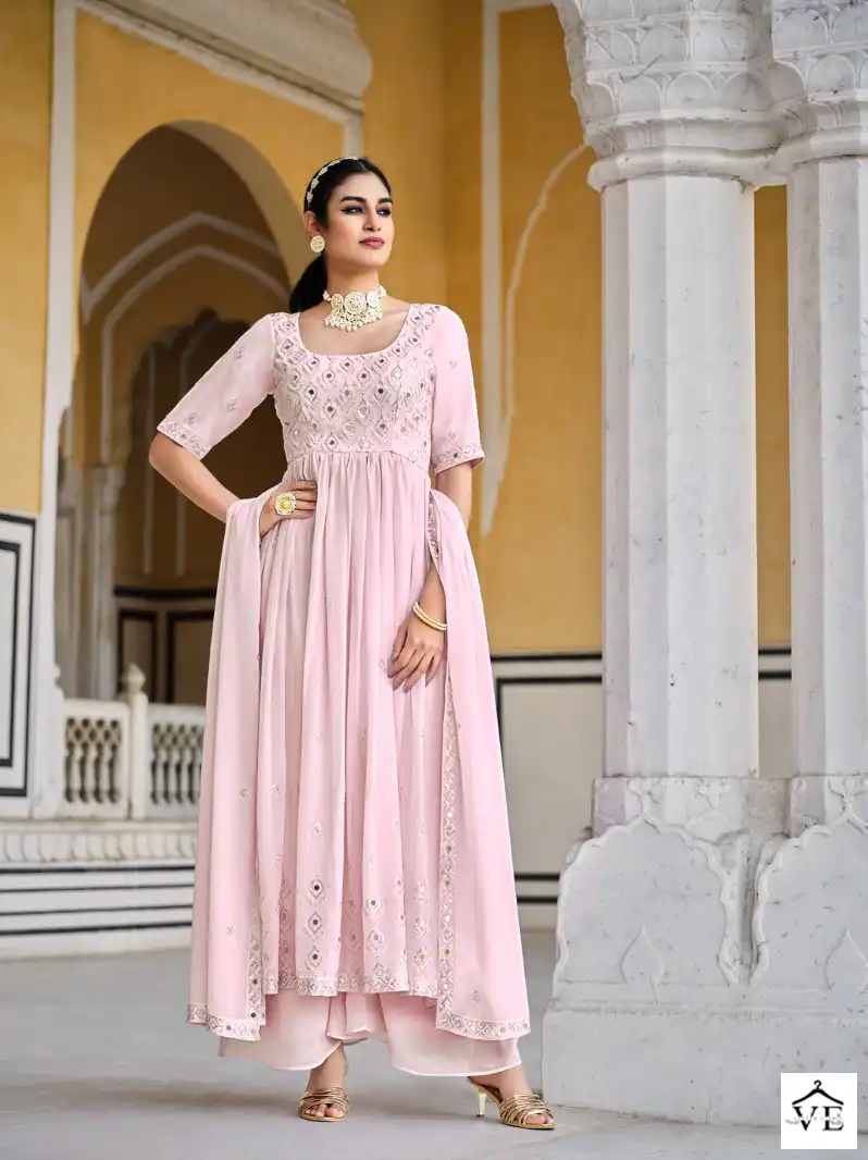 Shubhkala Flory Vol 33 Georgette Wholesale Ready To Wear Suits Catalog — Wholesale Salwar Suits, MPA wholesale from Surat — view 2