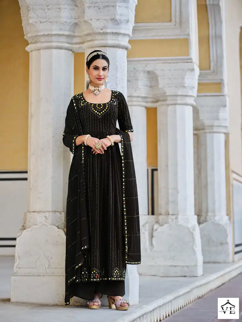 Shubhkala Flory Vol 33 Georgette Wholesale Ready To Wear Suits Catalog — Wholesale Salwar Suits, MPA wholesale from Surat — view 4