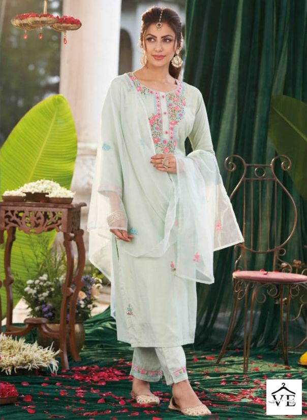 Shruti Falguni Vol 3 Pure Viscose Musline Wholesale Readymade Salwar Suit Catalog - Image 2