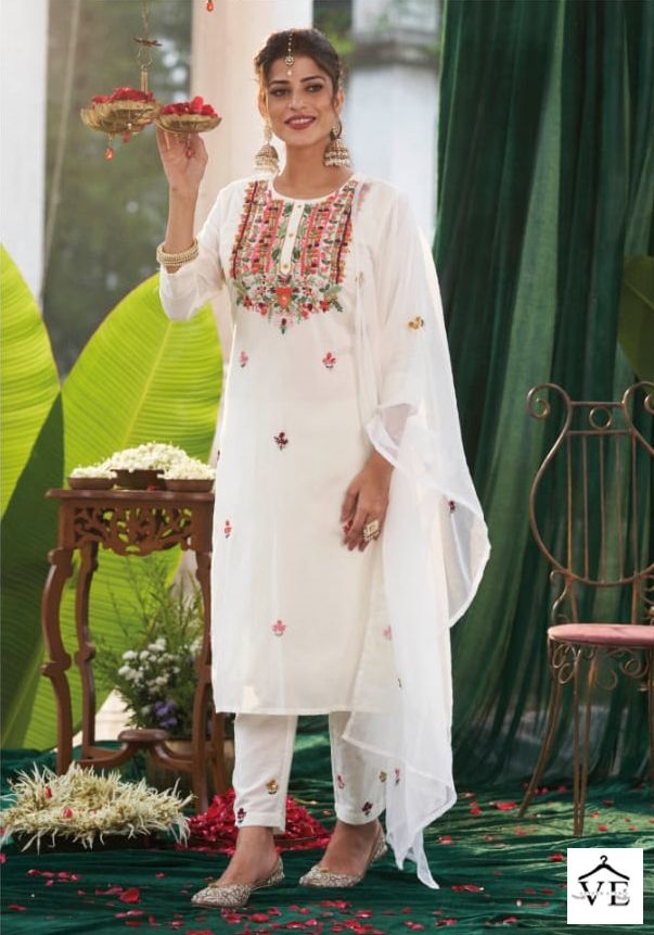 Shruti Falguni Vol 3 Pure Viscose Musline Wholesale Readymade Salwar Suit Catalog - Image 3