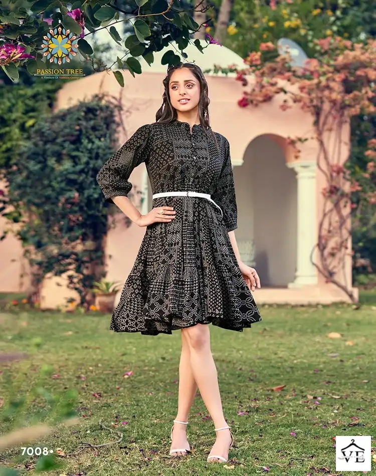 Passion Tree Flair Girl Vol-1 Rayon Wrinkle Wholesale Kurti Catalog — Wholesale Kurtis, MPA wholesale from Surat — view 3
