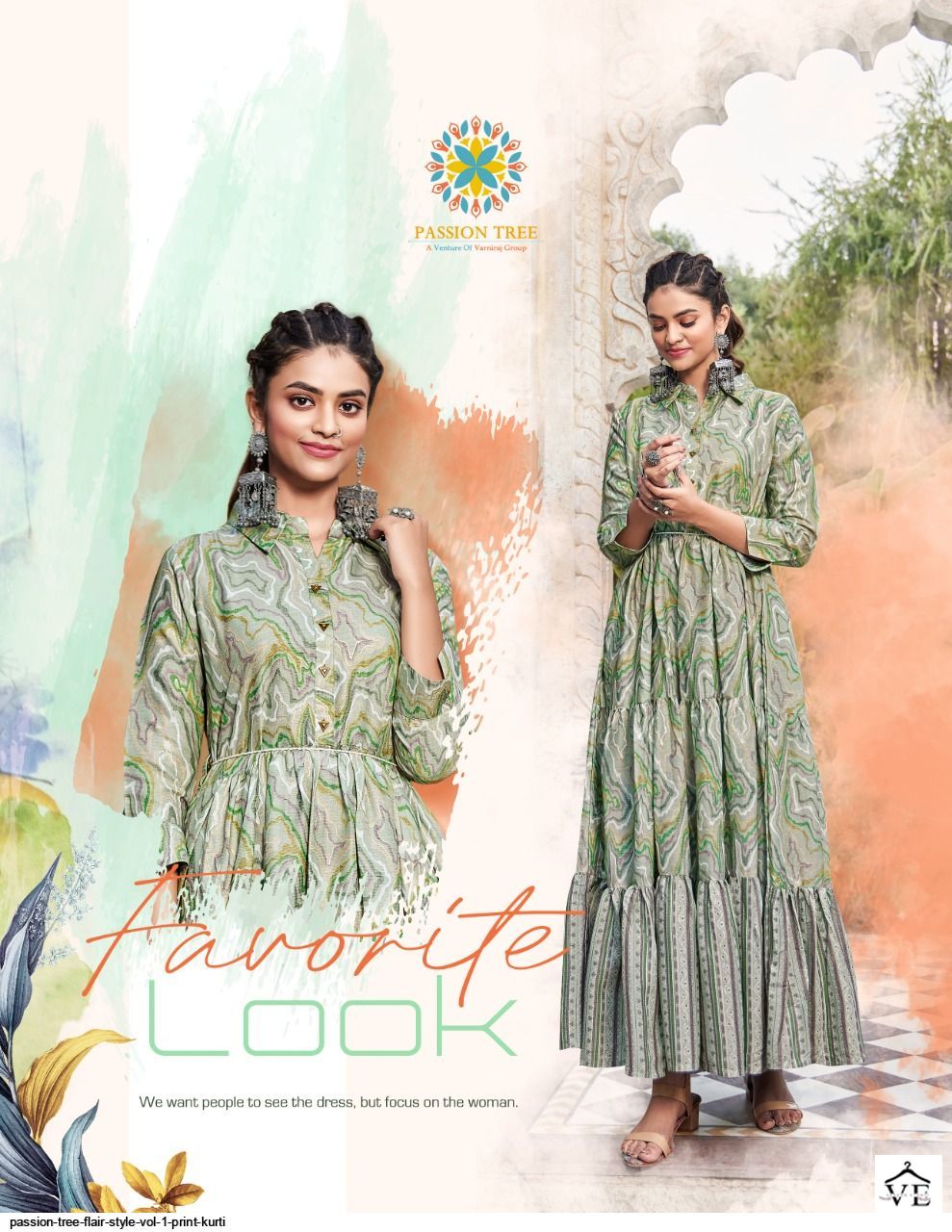 Vardan Ethnic Flair Style Vol 1 Capsule Print Wholesale Kurtis Catalog — Wholesale Kurtis, MPA wholesale from Surat - Gallery Image 4