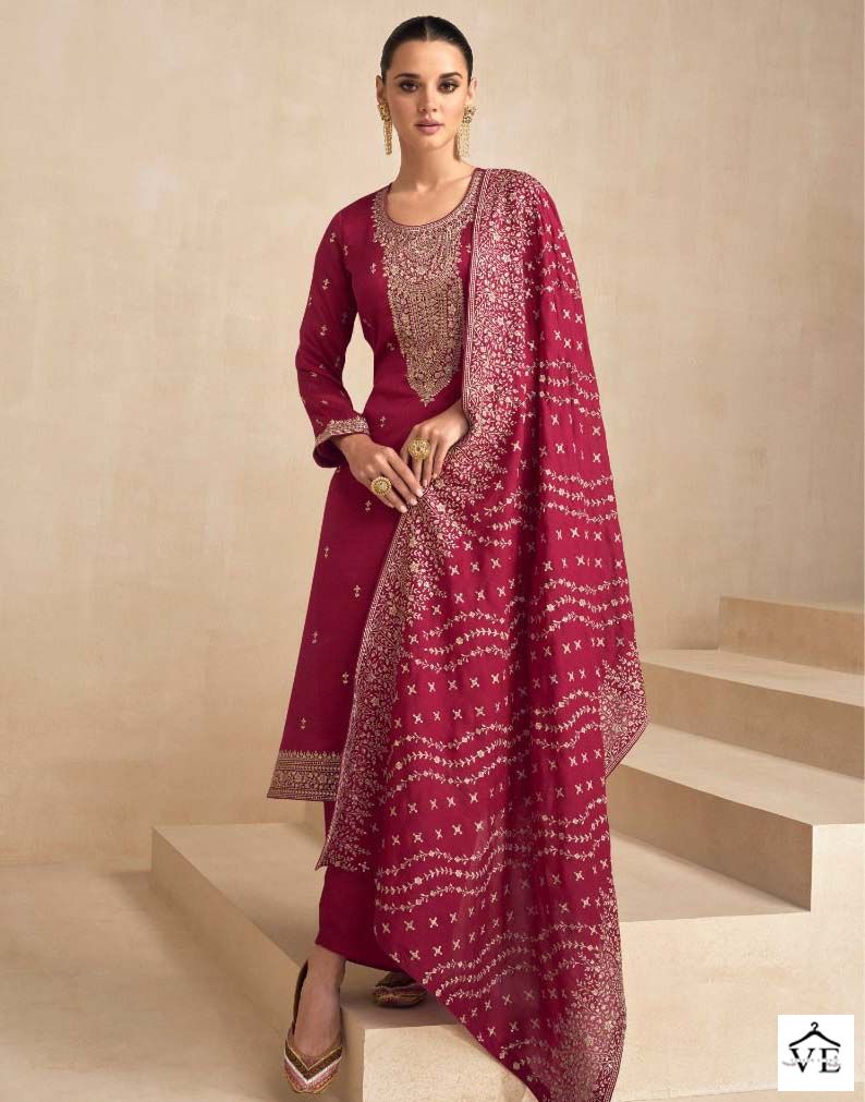 Aashirwad Garima Silk Wholesale Designer Salwar Suit Catalog — Wholesale Salwar Suits, Aashirwad Creation wholesale from Surat — view 1