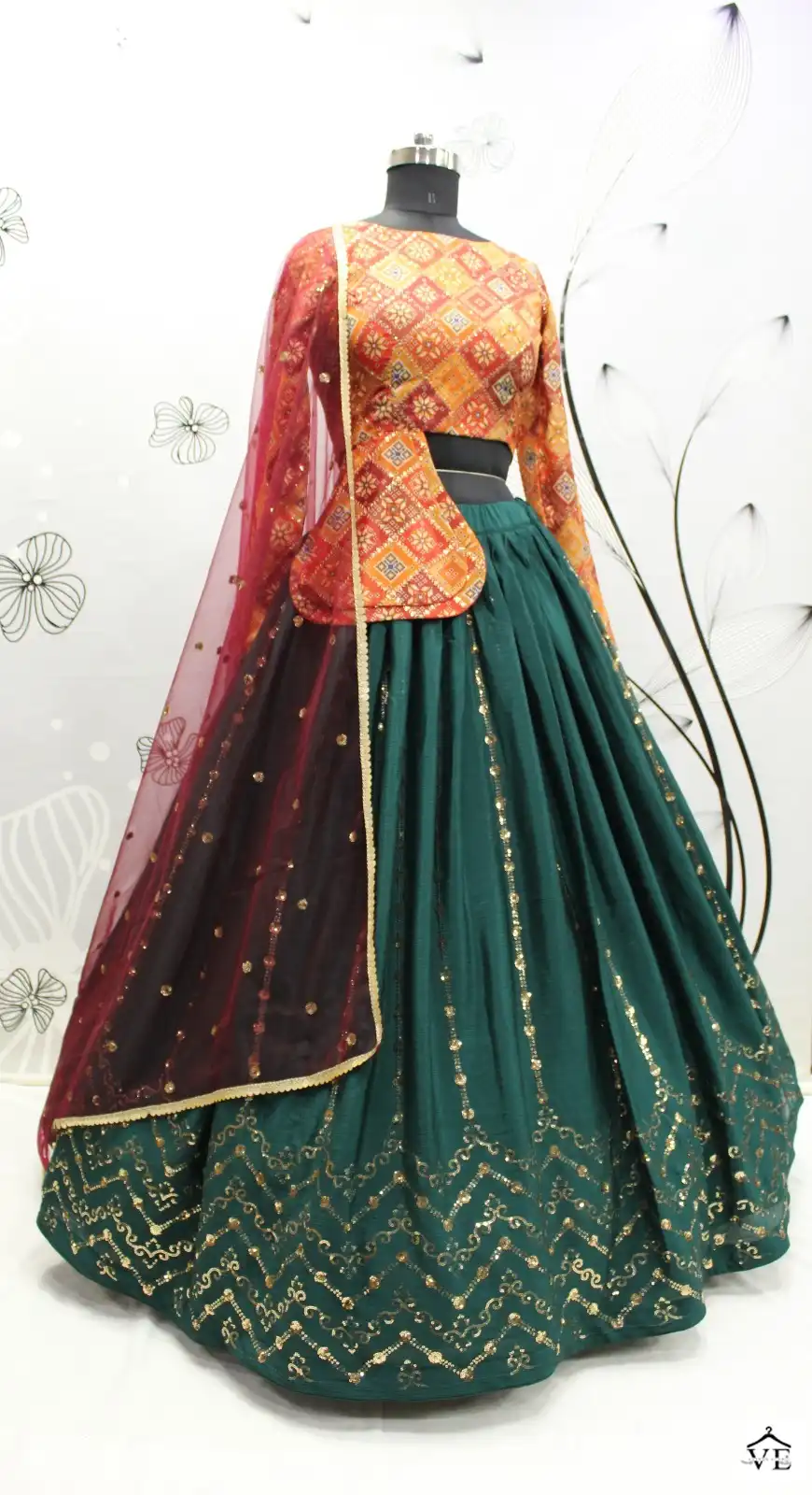 Shubhkala Girly Vol 23 Chinon Silk Wholesale Readymade Lehenga Choli Catalog — Wholesale Lehenga, MPA wholesale from Surat - Gallery Image 10