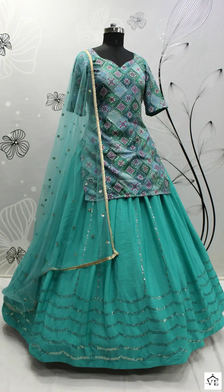 Shubhkala Girly Vol 23 Chinon Silk Wholesale Readymade Lehenga Choli Catalog — Wholesale Lehenga, MPA wholesale from Surat - Gallery Image 12