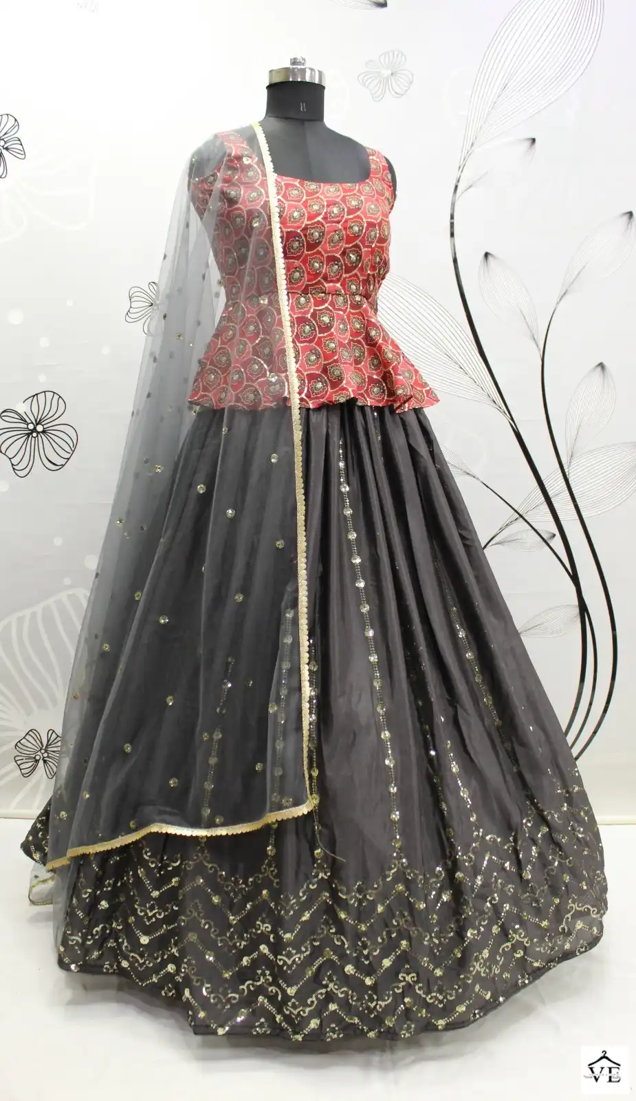 Shubhkala Girly Vol 23 Chinon Silk Wholesale Readymade Lehenga Choli Catalog — Wholesale Lehenga, MPA wholesale from Surat - Gallery Image 13