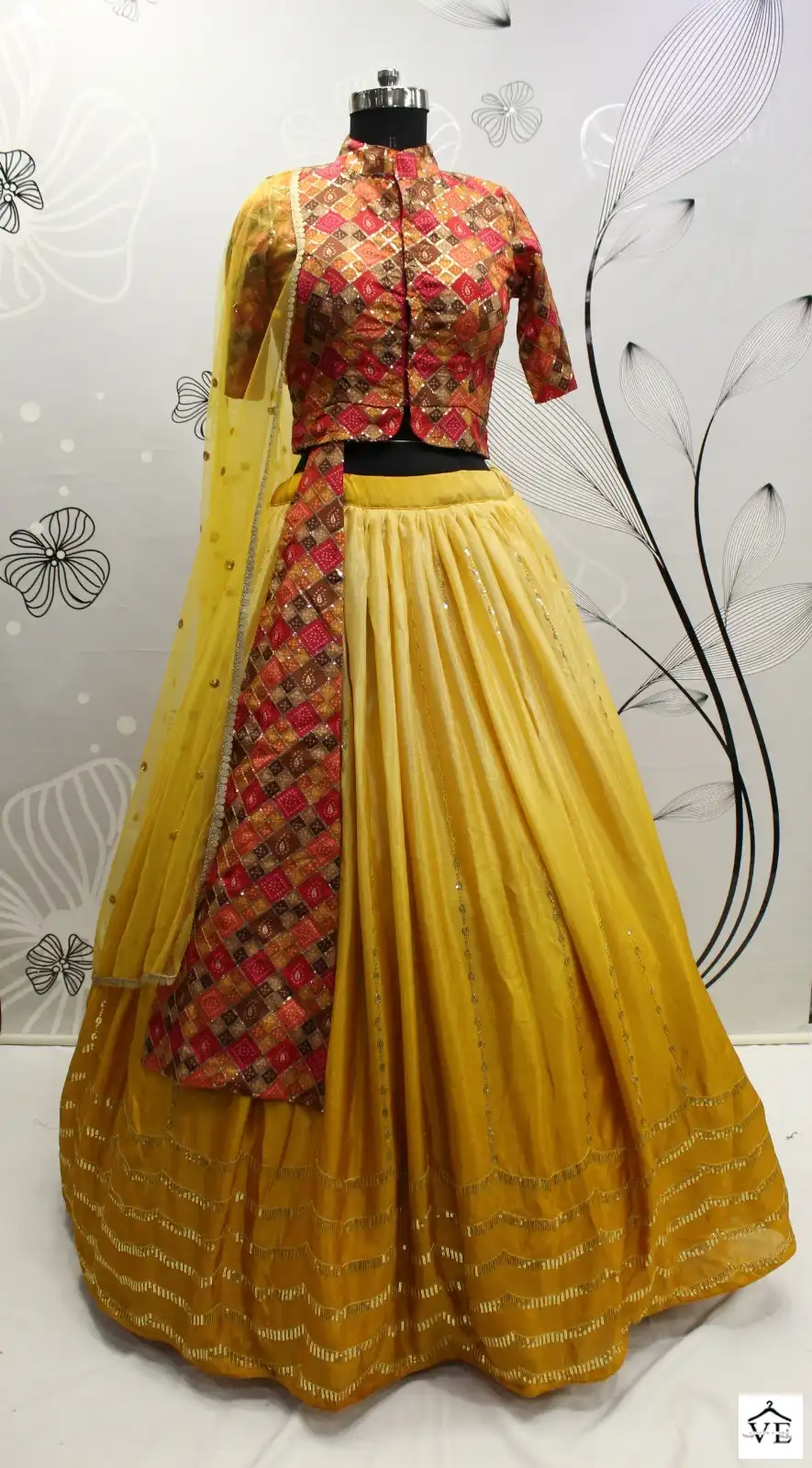 Shubhkala Girly Vol 23 Chinon Silk Wholesale Readymade Lehenga Choli Catalog — Wholesale Lehenga, MPA wholesale from Surat - Gallery Image 8