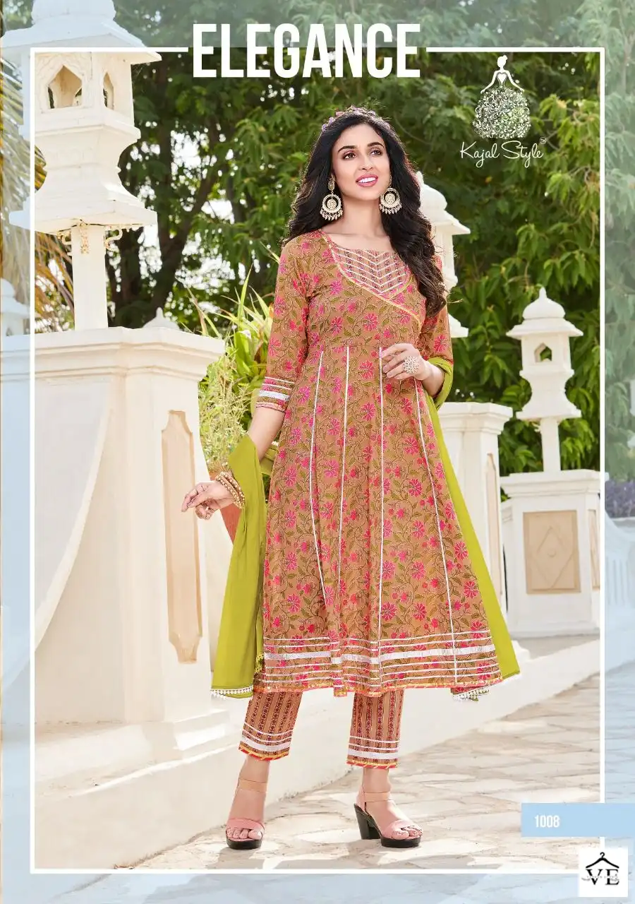 Kajal Style Glam Look Vol 1 Heavy Printed Cotton Wholesale Readymade Suits Catalog — Wholesale Salwar Suits, MPA wholesale from Surat - Gallery Image 8