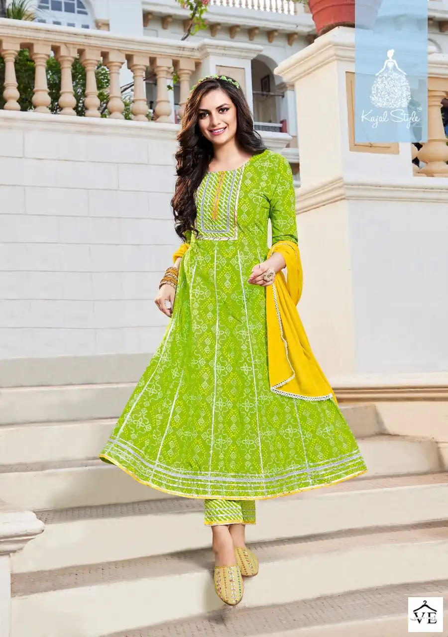 Kajal Style Glam Look Vol 1 Heavy Printed Cotton Wholesale Readymade Suits Catalog — Wholesale Salwar Suits, MPA wholesale from Surat - Gallery Image 3