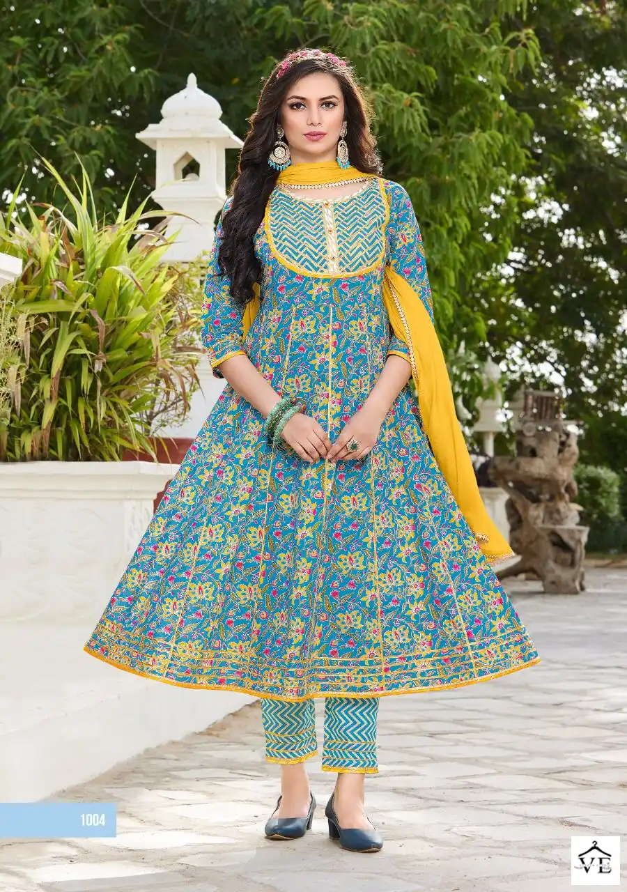 Kajal Style Glam Look Vol 1 Heavy Printed Cotton Wholesale Readymade Suits Catalog — Wholesale Salwar Suits, MPA wholesale from Surat - Gallery Image 4