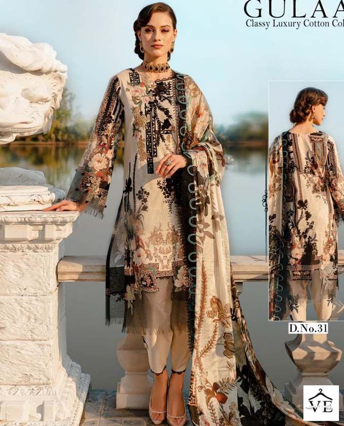 Sana Maryam Gulaal Classy Luxury Cotton Collection Vol 4 Cotton Wholesale Pakistani Salwar Suit Catalog — Wholesale Salwar Suits, MPA wholesale from Surat — view 1