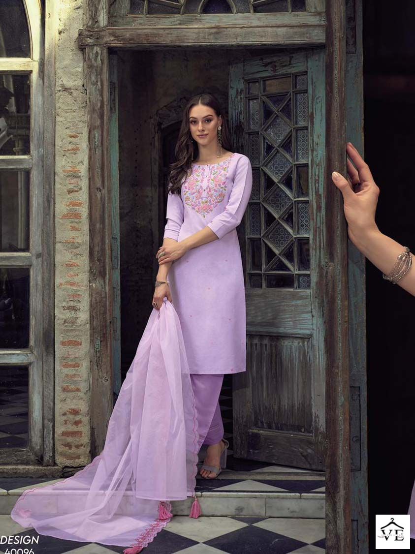 Kalki Gulfam Viscose Cotton Wholesale Readymade Salwar Suit Catalog — Wholesale Salwar Suits, MPA wholesale from Surat - Gallery Image 6