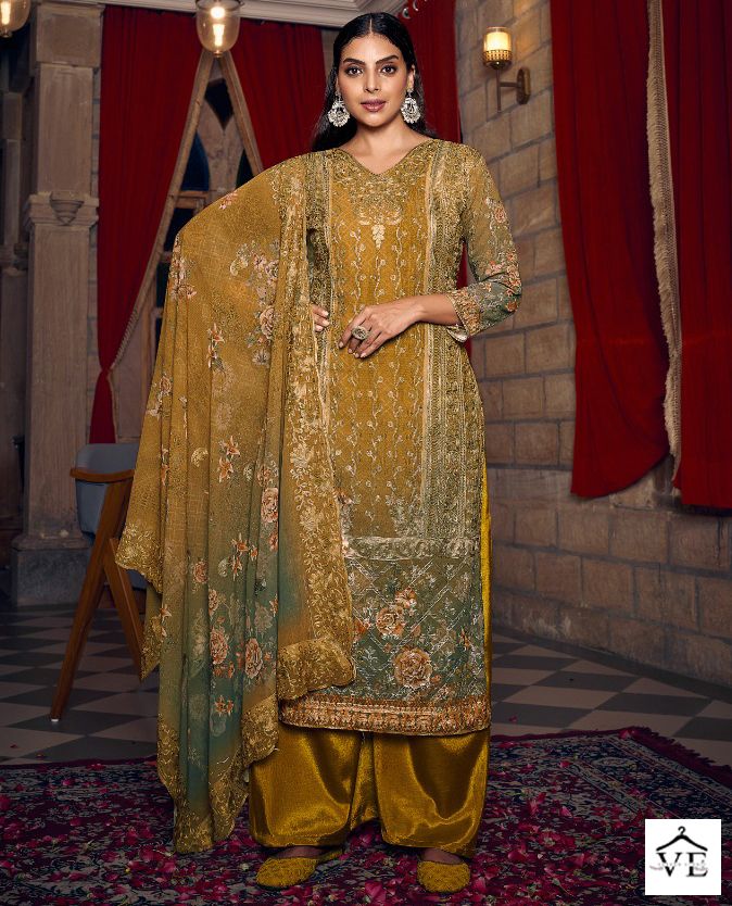 Vouch Gulistan Heavy Georgette Wholesale Designer Suit Catalog — Wholesale Salwar Suits, MPA wholesale from Surat — view 1