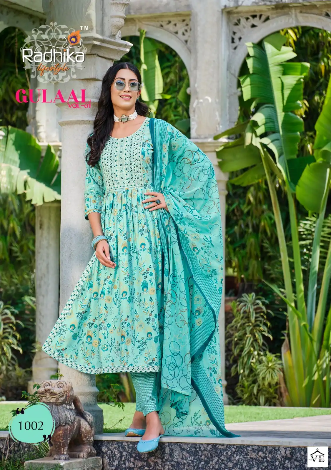 Radhika Lifestyle Gulaal Vol -1 Pure Cotton Wholesale Readymade Salwar Suit Catalog — Wholesale Salwar Suits, MPA wholesale from Surat - Gallery Image 5