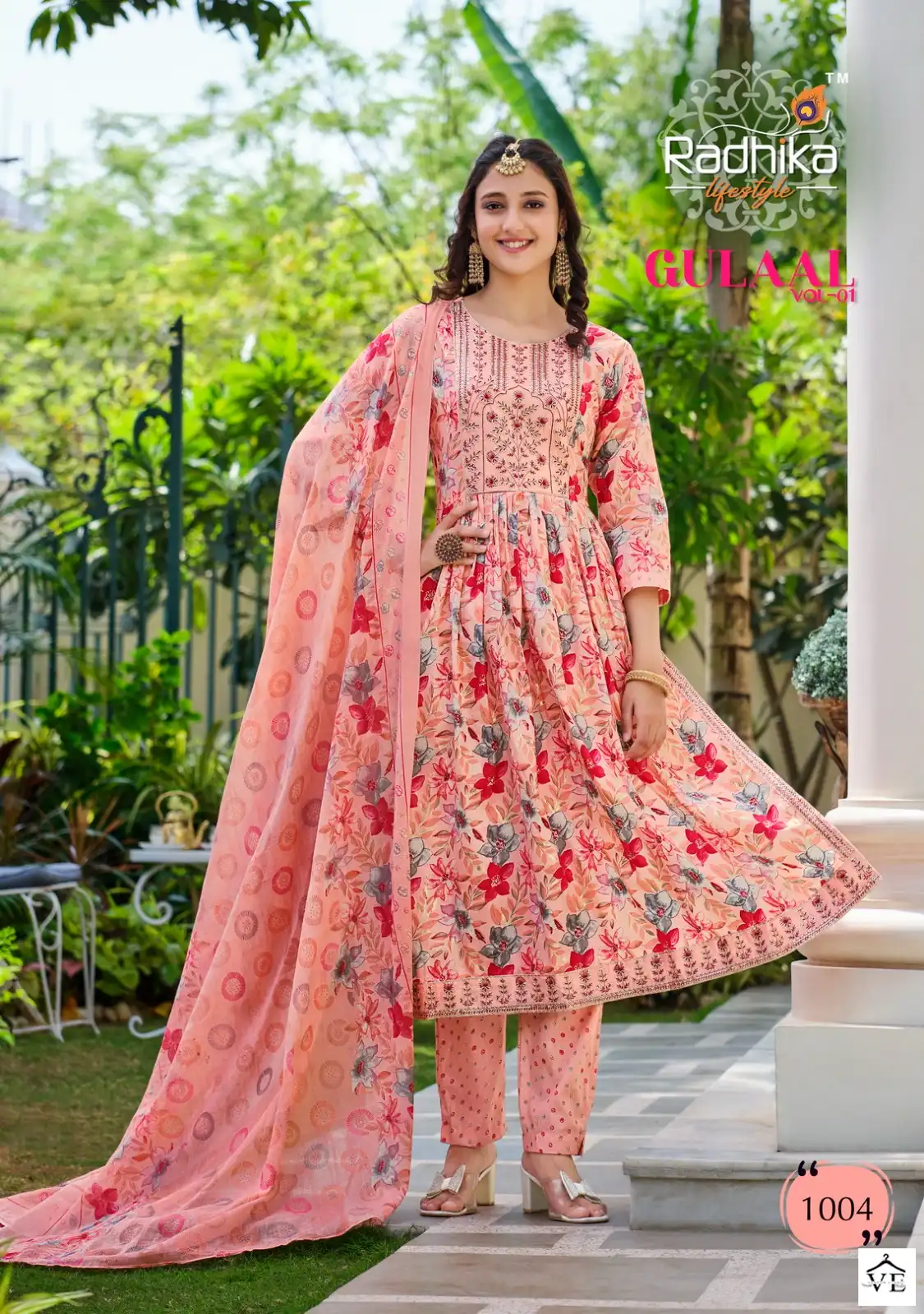 Radhika Lifestyle Gulaal Vol -1 Pure Cotton Wholesale Readymade Salwar Suit Catalog — Wholesale Salwar Suits, MPA wholesale from Surat - Gallery Image 7
