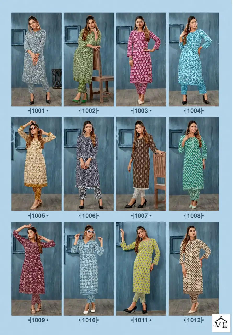 Mayur Gulmohar Vol 1 Pure Cotton Wholesale Kurti With Pant Catalog — Wholesale Kurtis, Mayur Dress wholesale from Surat — view 13