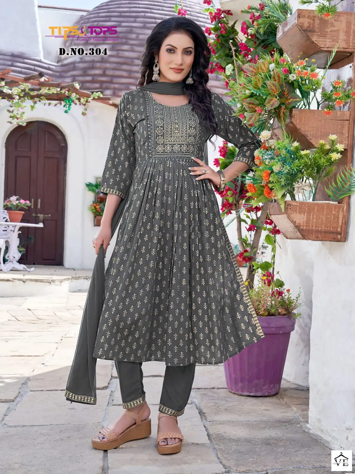 Tips & Tops Gungun Vol 3 Rayon Slub Wholesale Readymade Salwar Suit Catalog — Wholesale Salwar Suits, MPA wholesale from Surat - Gallery Image 5