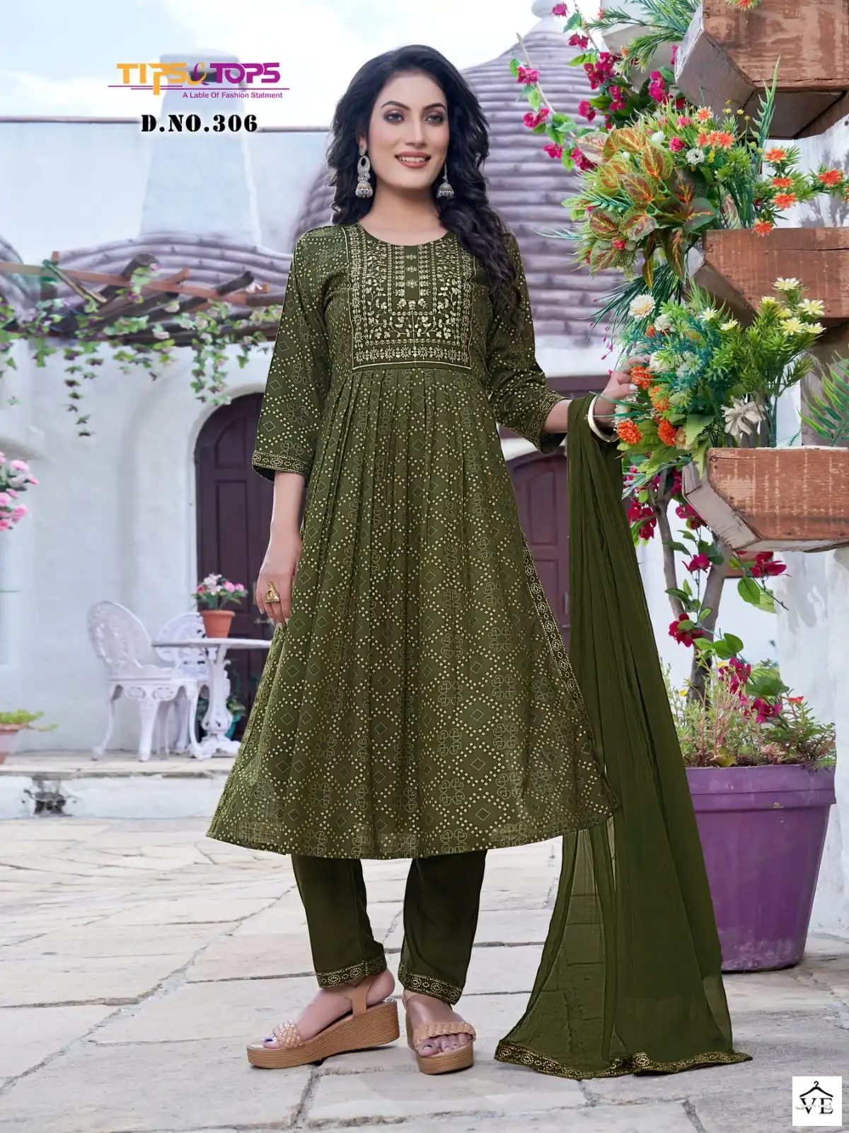 Tips & Tops Gungun Vol 3 Rayon Slub Wholesale Readymade Salwar Suit Catalog — Wholesale Salwar Suits, MPA wholesale from Surat - Gallery Image 6