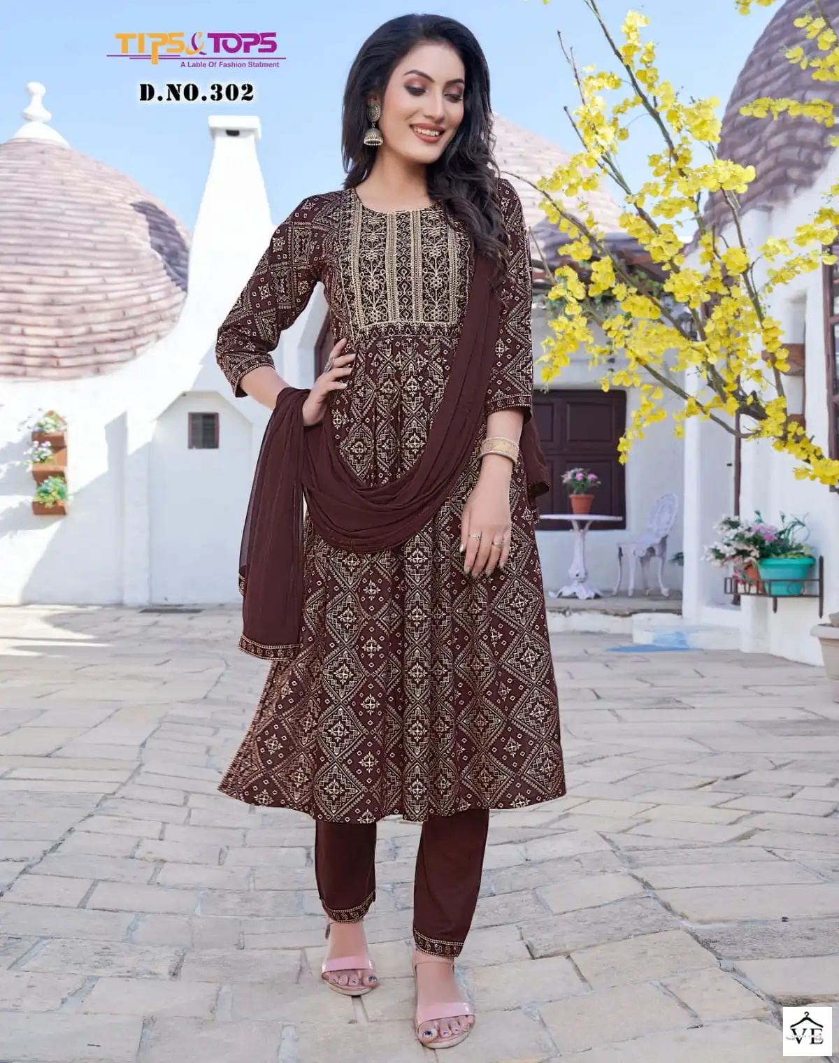 Tips & Tops Gungun Vol 3 Rayon Slub Wholesale Readymade Salwar Suit Catalog — Wholesale Salwar Suits, MPA wholesale from Surat — view 1