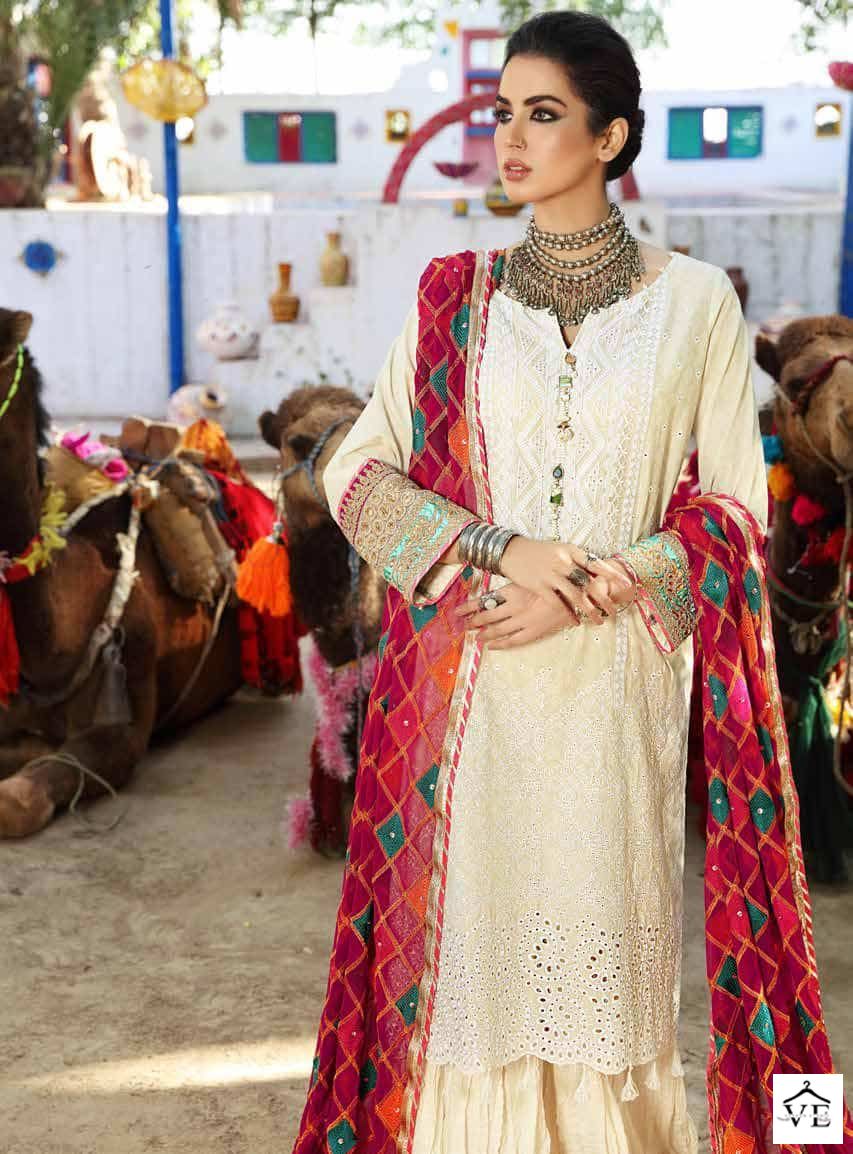 Hoor Tex H-02 Heavy Lawn Cotton Wholesale Pakistani Suit — Wholesale Salwar Suits, MPA wholesale from Surat - Gallery Image 5