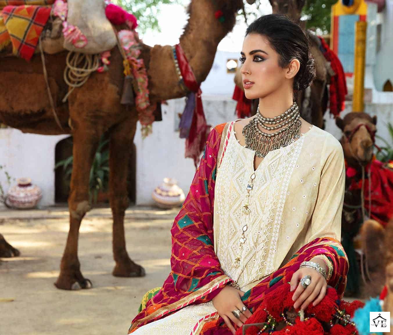 Hoor Tex H-02 Heavy Lawn Cotton Wholesale Pakistani Suit — Wholesale Salwar Suits, MPA wholesale from Surat - Gallery Image 6