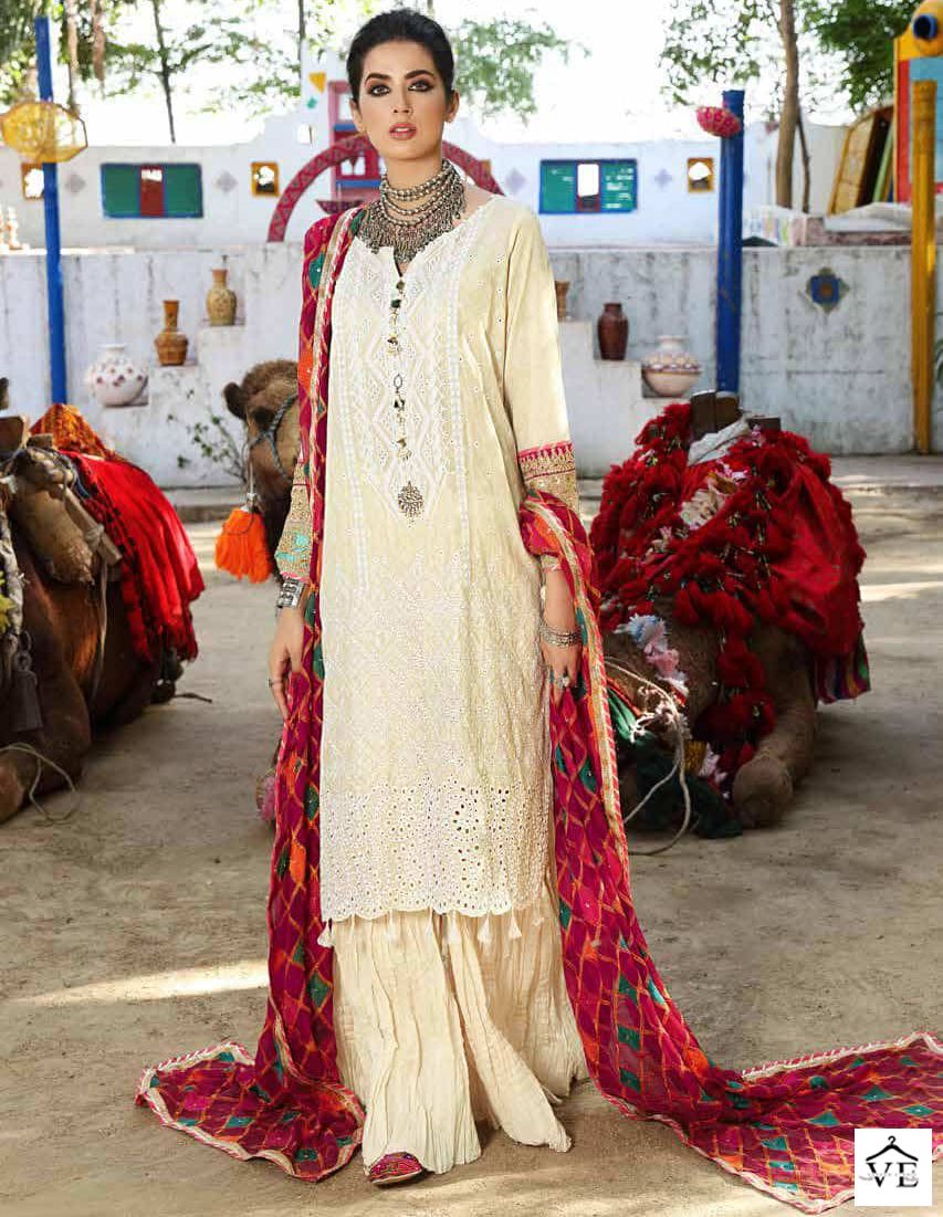 Hoor Tex H-02 Heavy Lawn Cotton Wholesale Pakistani Suit — Wholesale Salwar Suits, MPA wholesale from Surat — view 1