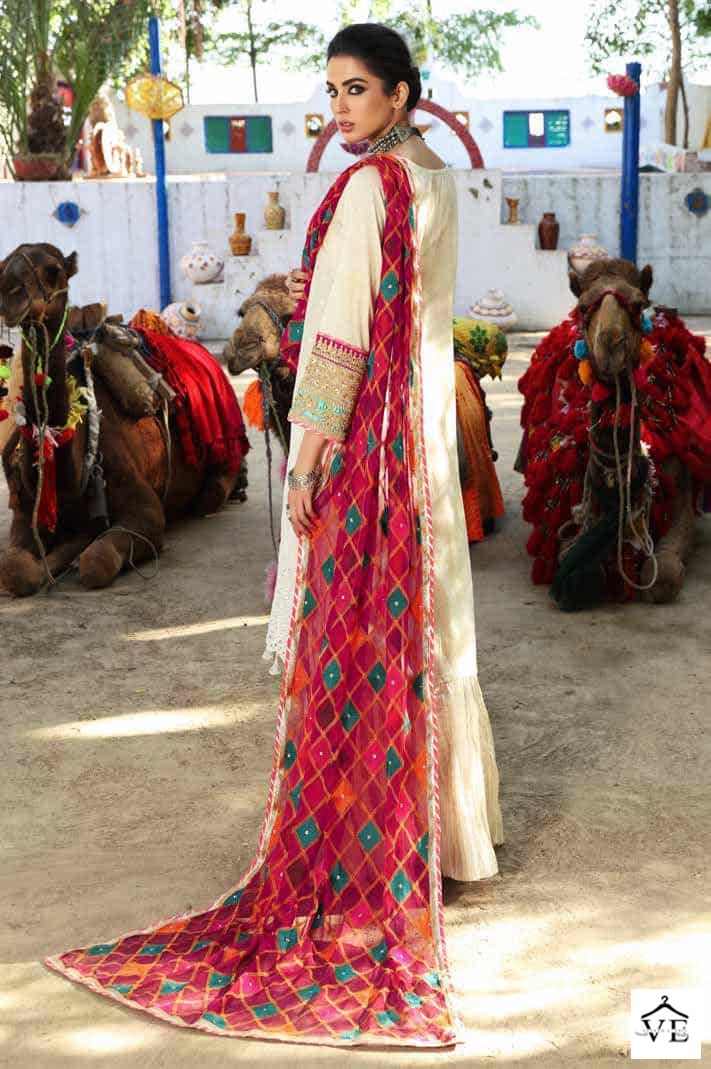 Hoor Tex H-02 Heavy Lawn Cotton Wholesale Pakistani Suit — Wholesale Salwar Suits, MPA wholesale from Surat - Gallery Image 3