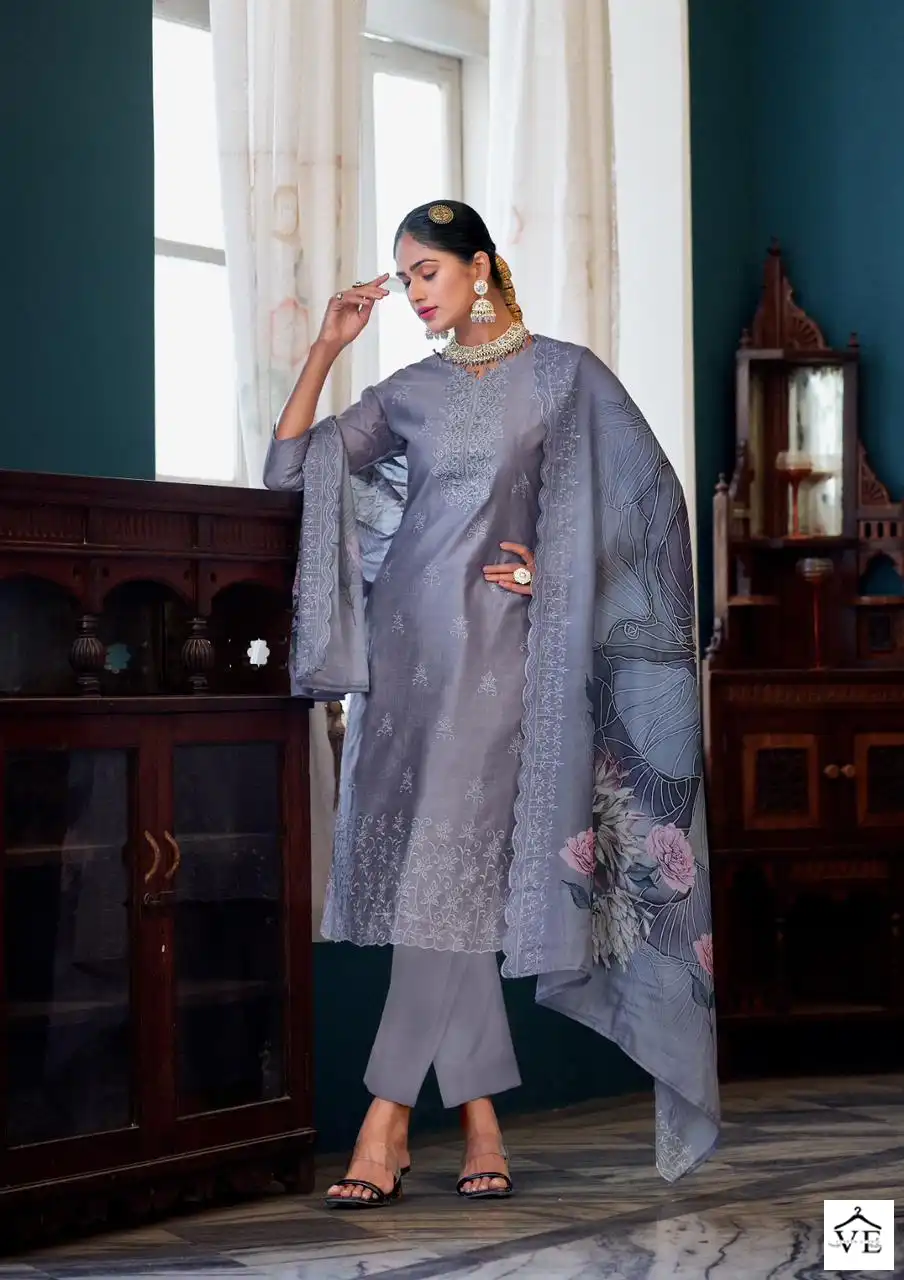 Acme Weavers Haleh-Noor Pure Swiss Linen Wholesale Salwar Kameez Catalog — Wholesale Salwar Suits, MPA wholesale from Surat - Gallery Image 6