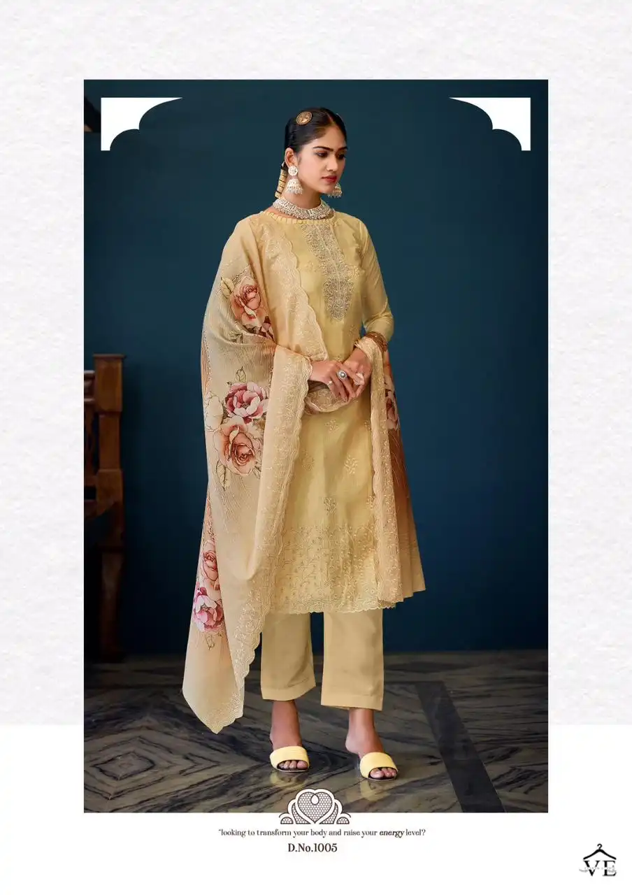 Acme Weavers Haleh-Noor Pure Swiss Linen Wholesale Salwar Kameez Catalog — Wholesale Salwar Suits, MPA wholesale from Surat - Gallery Image 4