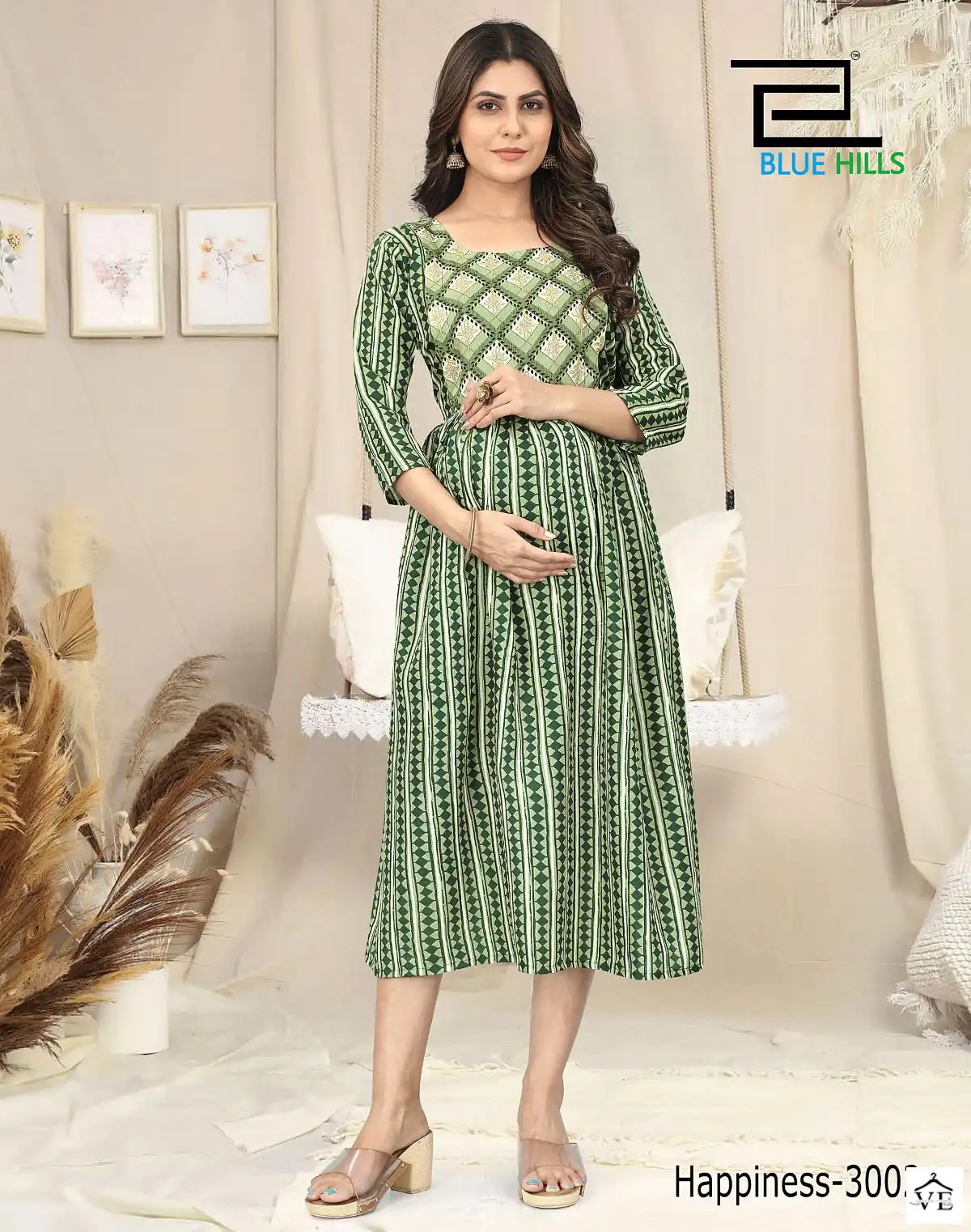Blue Hills Happiness Vol 3 Rayon Wholesale Feeding Kurti Catalog — Wholesale Kurtis, MPA wholesale from Surat — view 1