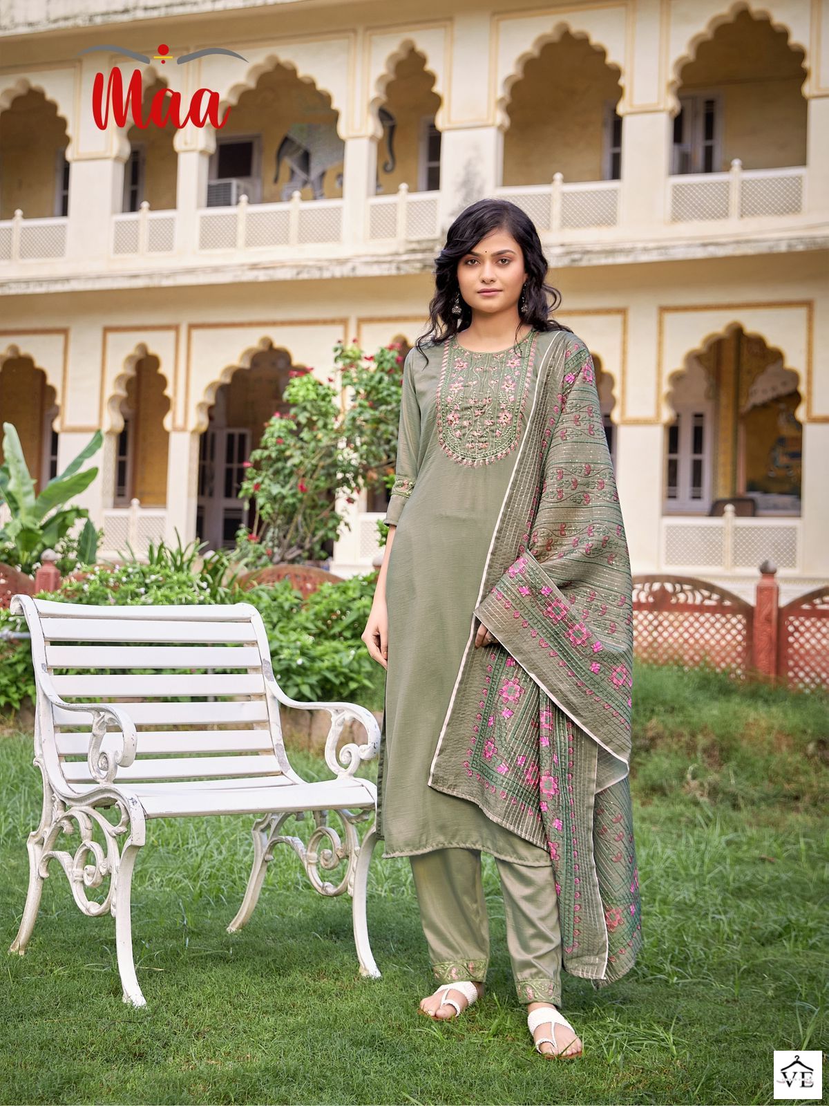 Vardan Ethnic Hazel Chinon Silk Wholesale Readymade Salwar Suit Catalog — Wholesale Salwar Suits, MPA wholesale from Surat - Gallery Image 3