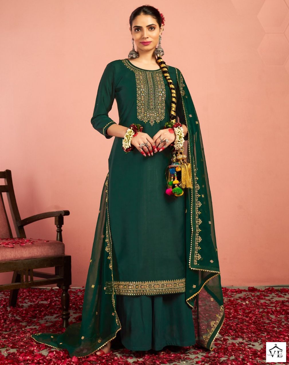 Kalarang Hemali Pure Cotton Silk Wholesale Designer Salwar Suit Catalog — Wholesale Salwar Suits, MPA wholesale from Surat — view 1