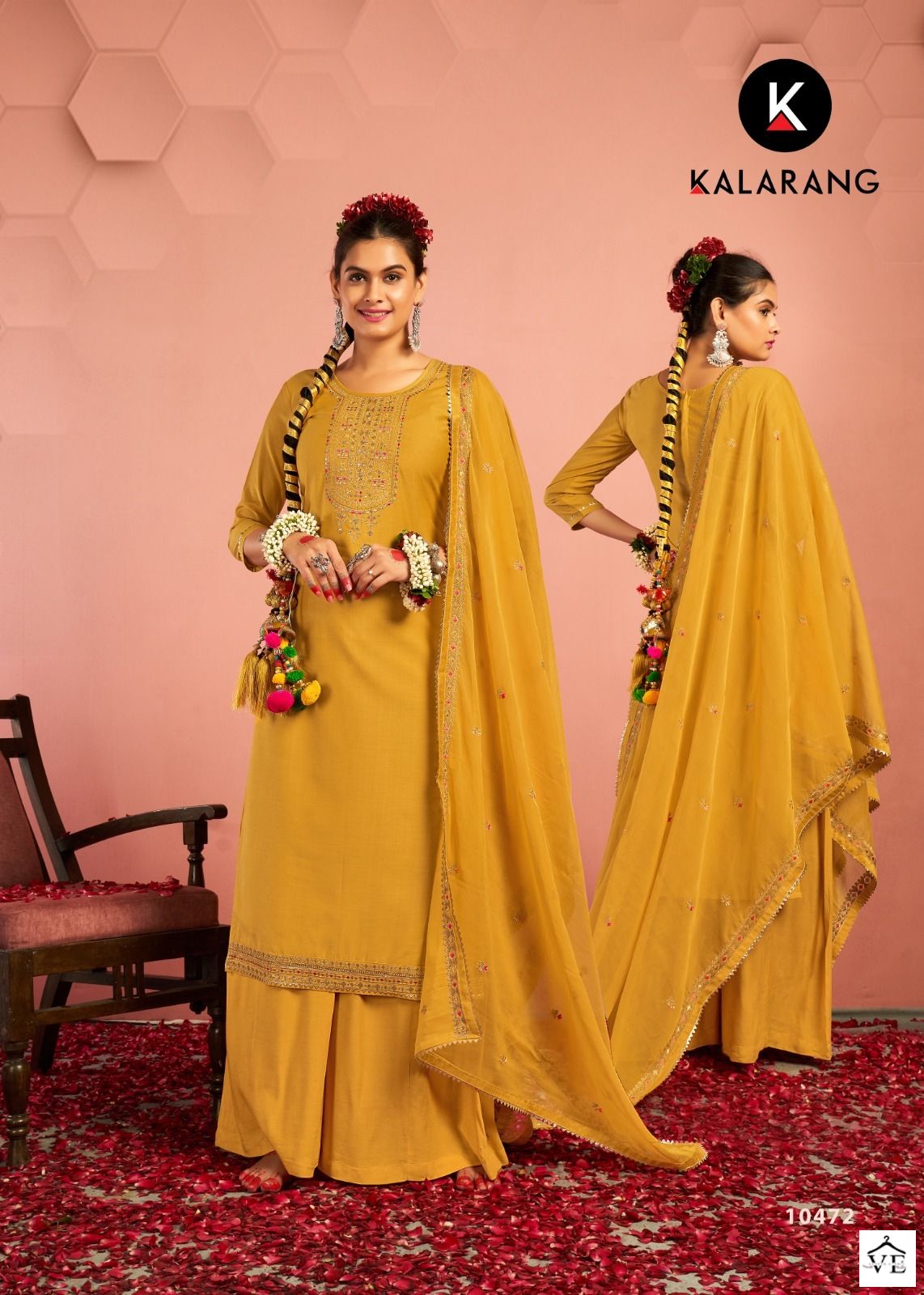 Kalarang Hemali Pure Cotton Silk Wholesale Designer Salwar Suit Catalog — Wholesale Salwar Suits, MPA wholesale from Surat - Gallery Image 3