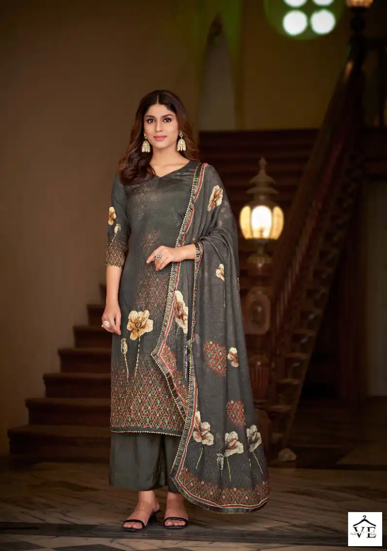Sargam Hoor Pure Muslin Wholesale Salwar Suit Catalog — Wholesale Salwar Suits, MPA wholesale from Surat - Gallery Image 3